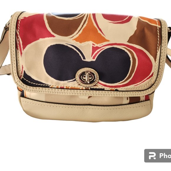 🎁🎁🔥🔥EUC: Coach Colorful Logos Crossbody Purse🔥🔥🎁🎁 - Picture 1 of 5